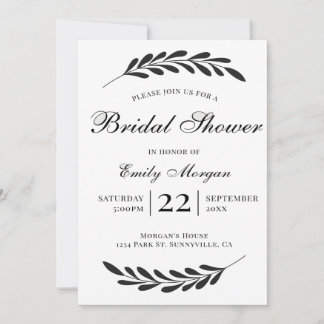 Minimale lauwerkrans embleem elegante botanische kaart