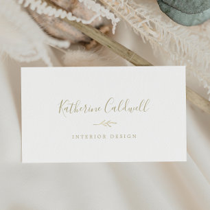 Minimale lebben   Goud Visitekaartje