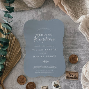 Minimale lebben Ontvangst van blauwe en witte br Kaart