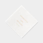 Minimale legant folie servetten (Rechts)