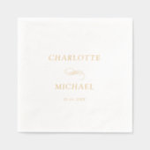 Minimale legant folie servetten (Voorkant)