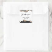 Minimale legant vierkante sticker (Tas)