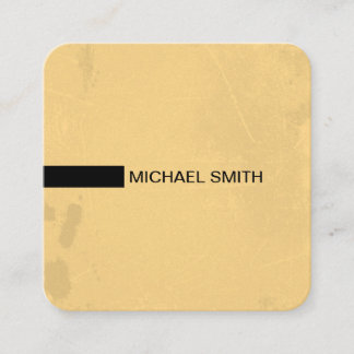 Minimale legante moderne Vintage #3 Vierkante Visitekaartje