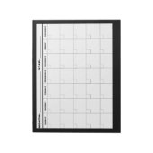 Minimale lege kalender notitieblok (Gedraaid)