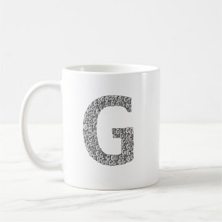 Minimale Letter G Koffiemok