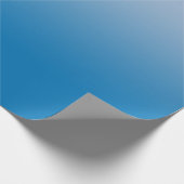 Minimale lichtblauw tot donkerblauw verloop cadeaupapier (Hoek)