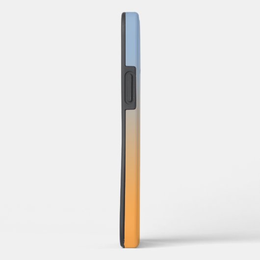 Minimale lichtblauw tot Oranje verloop Case-Mate iPhone Case (Achterkant / Rechts)