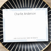 Minimale lichte stoffige blauwe penseelstreken post-it® notes