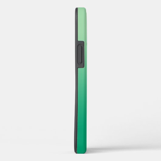 Minimale lichtgroene tot donkergroene gradiënt Case-Mate iPhone case (Achterkant / Rechts)