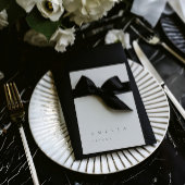 Minimale Light Slate Blue Guest Name Place Card