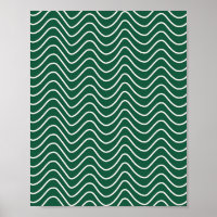Minimale lijn Chevron Patroon Donkergroen