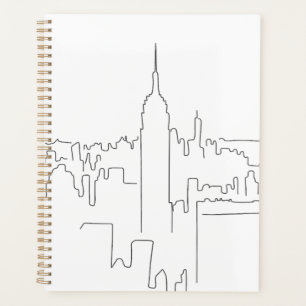 Minimale lijn New York City Planner