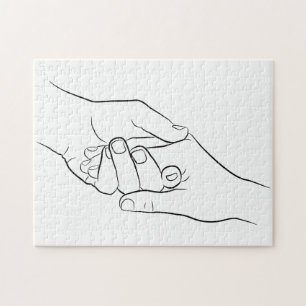 Minimale lijndikte Eenvoudig modern Legpuzzel
