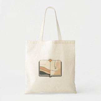 Minimale Lijnkunst Notitieboek & Zon – Modern Abst Tote Bag