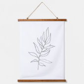 Minimale lijnversperren hangend wandkleed (Voorkant)