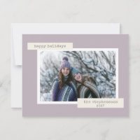 Minimale Lila aangepaste foto van Retro Pastel