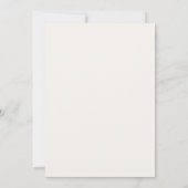 Minimale lint bruiloft save the date (Achterkant)