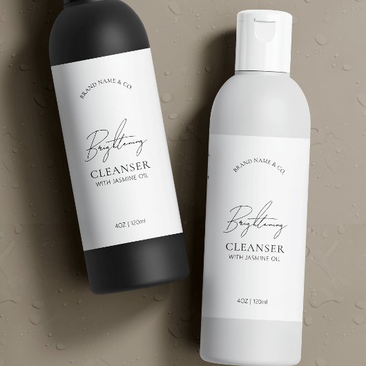 Minimale Logo 8 OZ Cosmo Fles Waterdicht Etiket