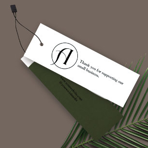 Minimale Logo Business Hang Label Card Mini Visitekaartjes