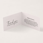 Minimale Logo QR-code gevolgd door Label Kaart han (Binnen)