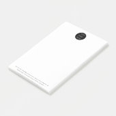 Minimale Logo voor professionele bedrijven Post-it® Notes (Schuin)