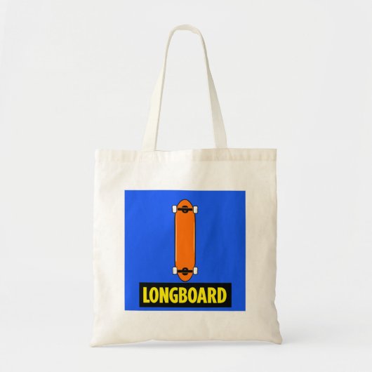 Minimale Longboard  Tote Bag (Voorkant)