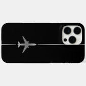 Minimale luchtvaart Case-Mate iPhone case (Achterkant (horizontaal))