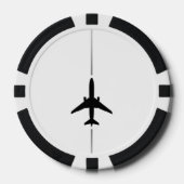 Minimale luchtvaart poker chips (Voorkant)