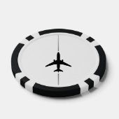 Minimale luchtvaart poker chips (Enkel)