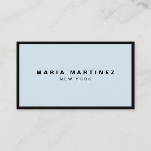 Minimale Luxale Boutique Black/Blue Visitekaartje