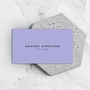 Minimale Luxalist Boutique Periwinkle Visitekaartje