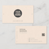 Minimale luxemburgprinter visitekaartje (Voorkant / Achterkant)