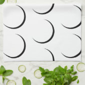 Minimale maankeukenhanddoek theedoek (Gevouwen)