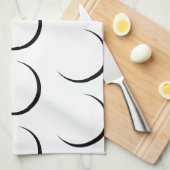 Minimale maankeukenhanddoek theedoek (Quarter Fold)