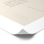 Minimale Manifestatie Quote Dromen Geloven Bereike Poster (Hoek)