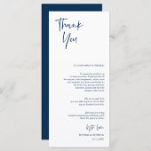 Minimale marineblauw, plaatsinstelling Hartelijk d Programma (Voorkant / Achterkant)