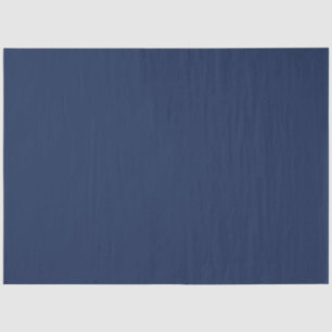 Minimale marineblauw platte vaste kleur tissuepapier
