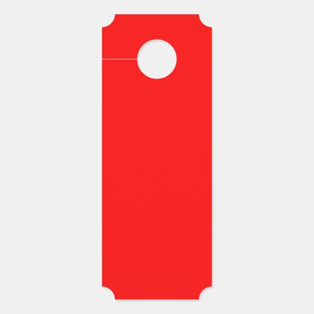 Minimale massief rood grote opknoping deur bord bl (Voorkant)