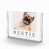 Minimale Modern Chic Pet Bestie BFF Foto (Rechts)