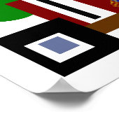 Minimale moderne Abstracte vormen Poster (Hoek)