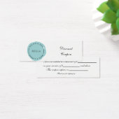 Minimale moderne Aqua Salon en Spa Korting Kaart (Bureau)