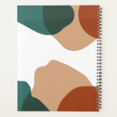 Minimale moderne bedrijfsplanner planner (Achterkant)