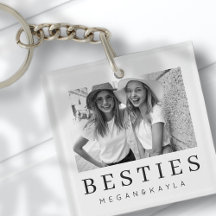 Minimale Moderne Best Friends BFF Foto