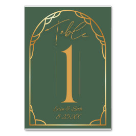 Minimale moderne boog bruiloft | Olijven & Goud Kaart