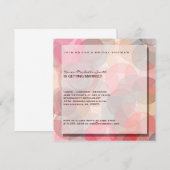 Minimale moderne bridale douchetoewijzing kaart (Voorkant / Achterkant)