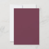 Minimale moderne bruiloft save the date (Achterkant)