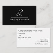 Minimale moderne computerservices visitekaartje (Voorkant / Achterkant)