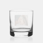 Minimale moderne datum van de Aangepaste bruiloft  Whisky Glas (Achterkant)