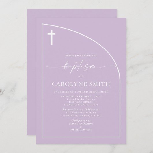 Minimale moderne emigrantenuitnodiging kaart (Voorkant / Achterkant)