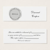 Minimale moderne grijze zalf- en spectaculaire Kaa Mini Visitekaartjes (Voorkant /achterkant)